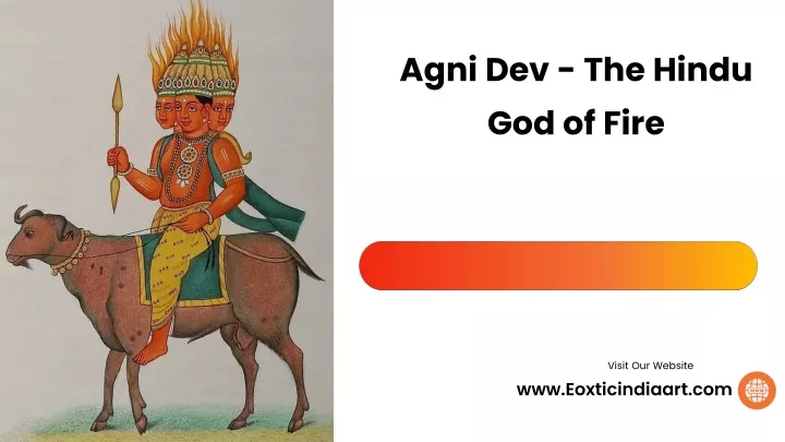 agni dev the hindu god of fire