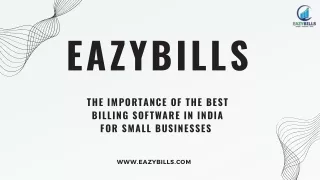 The importance of the best billing software in India for small businesses