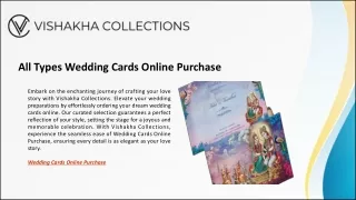 All Types Wedding Cards Online Purchase