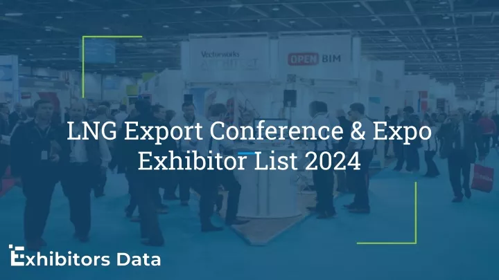 lng export conference expo exhibitor list 2024