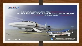 Book Reliable Angel Air Ambulance Service with Full ICU Setup in Patna