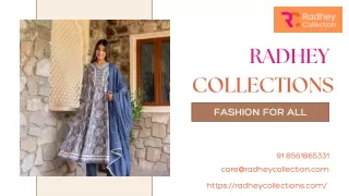 Explore Trendy Black Kurti Sets Online at RadheyCollections