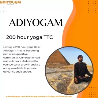 The Journey of Self-Discovery through Adiyogam’s 200 Hour Yoga TTC