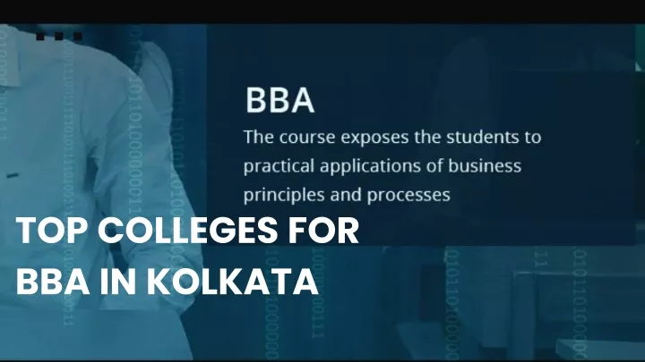 top colleges for bba in kolkata