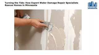 Turning the Tide How Expert Water Damage Repair Specialists Rescue Homes in Minnesota