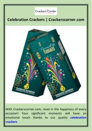 Celebration Crackers  Crackerscorner.com