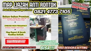 0821-4773-7105 Penjual Sampul Raport Map Ijazah di Kota Banda Aceh