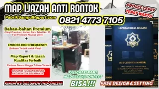 0821-4773-7105 Cetak Map Raport Sampul Ijazah di Kota Bengkulu