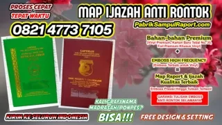 0821-4773-7105 Toko Penjual Map Raport Sampul Ijazah di Kota Bontang