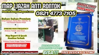 0821-4773-7105 Harga Map Raport Murah Sampul Ijazah di Kota Malang