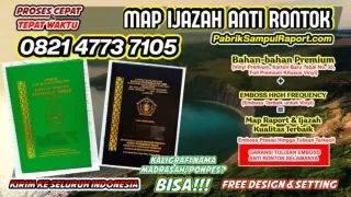 0821-4773-7105 Jual Map Raport Sampul Ijazah di Kota Mataram