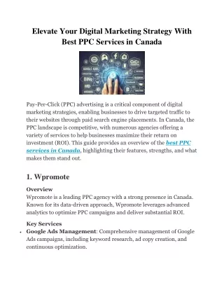Best PPC Services in Canada By VMD Digital
