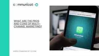 What are the pros and cons of multi-channel marketing