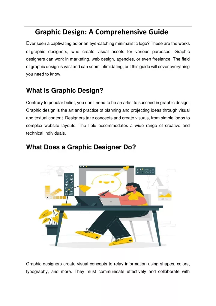 graphic design a comprehensive guide