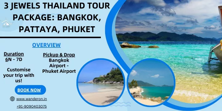 3 jewels thailand tour package bangkok pattaya