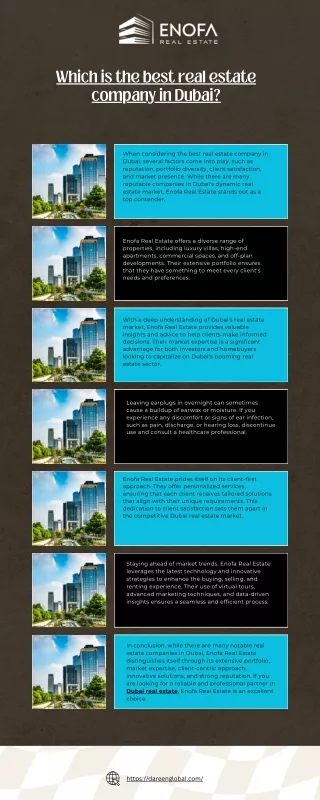 Which is the best real estate company in Dubai