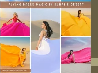 Flying Dress Magic in Dubai's Desert