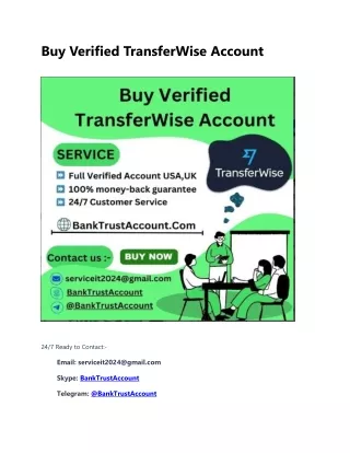 Buy Verified TransferWise Account