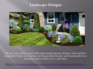 Landscape Designs