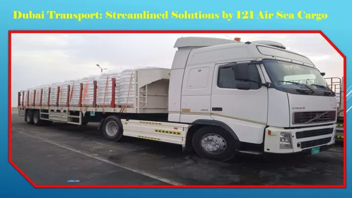 dubai transport streamlined solutions