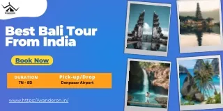 Best Bali Tour From India