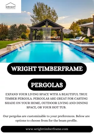 Custom Built Pergolas | Wright Timberframe