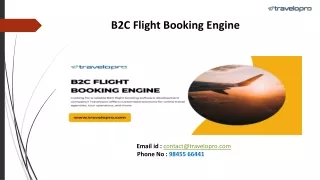 B2C Flight Booking Engine