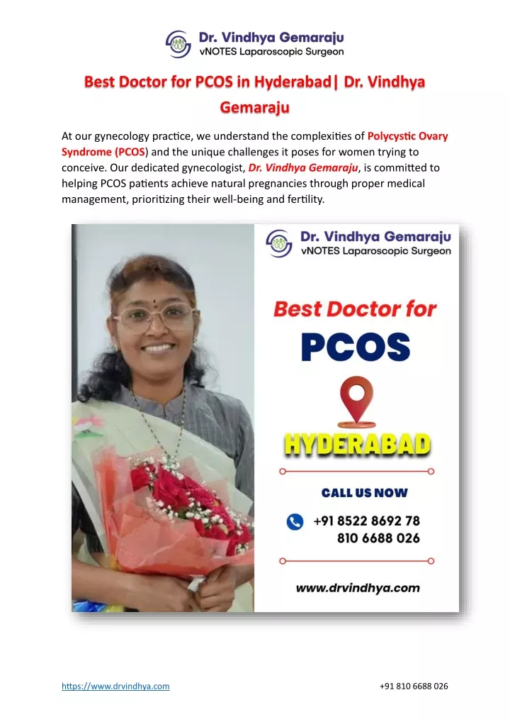 best doctor for pcos in hyderabad dr vindhya