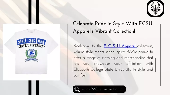 celebrate pride in style with ecsu apparel