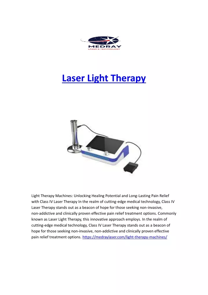 laser light therapy