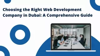 Dubai’s Premier Web Development Company: Custom Solutions for Your Business