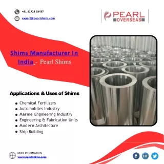 Shims Manufacturers in India | Pearl Shims