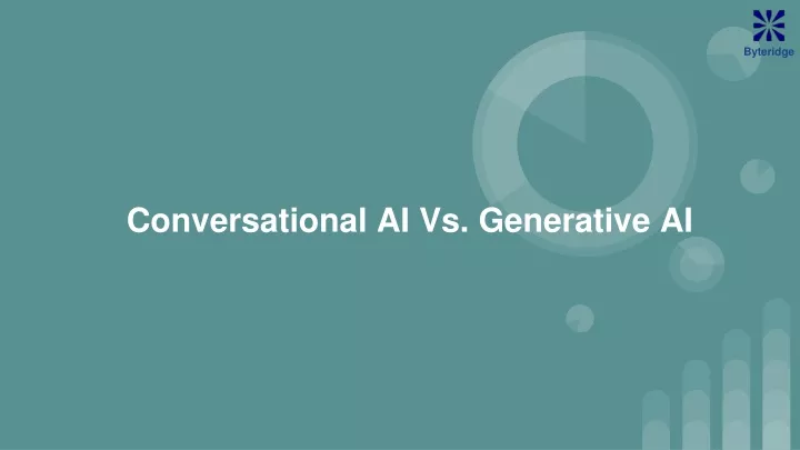 conversational ai vs generative ai