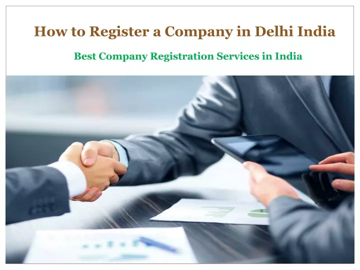 how to register a company in delhi india