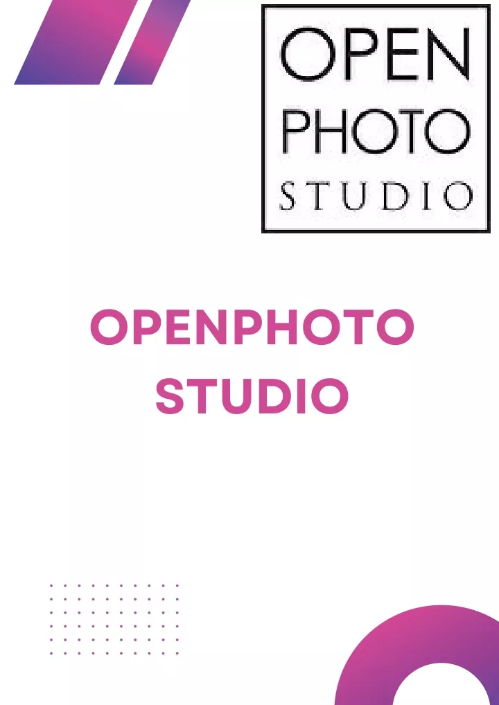 openphoto studio