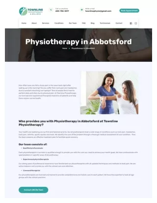 Townline Physiotherapy in Abbotsford, BC