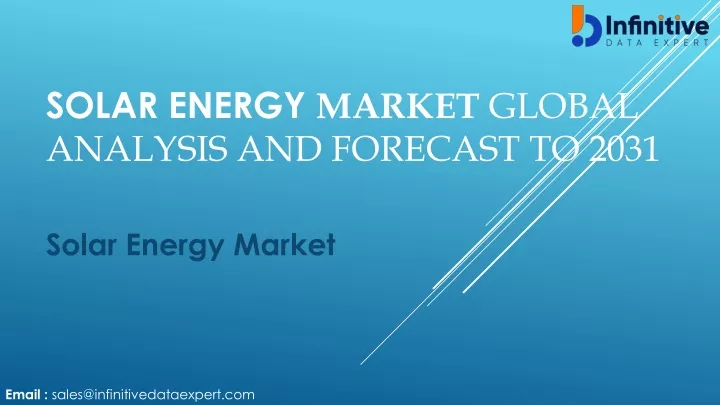 solar energy market global analysis and forecast to 2031