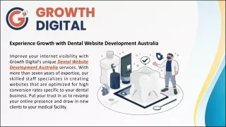 Experience Growth with Dental Website Development Australia