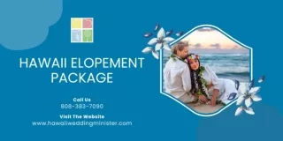 Hawaii Elopement Package