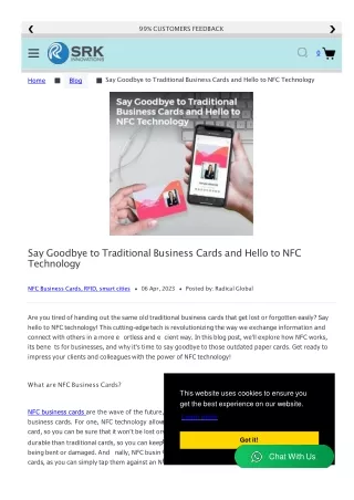 Bluetooth NFC Reader - SRK Innovation