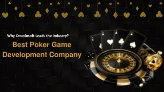 Best Poker Game App Development Company