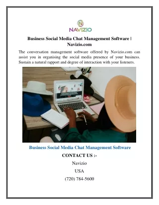 Business Social Media Chat Management Software  Navizio