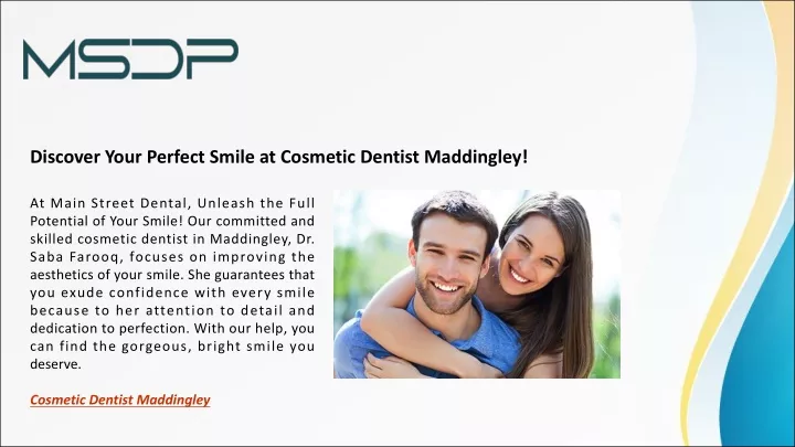 discover your perfect smile at cosmetic dentist