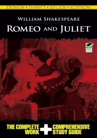 ❤read⚡ Romeo and Juliet (Dover Thrift Study Edition)