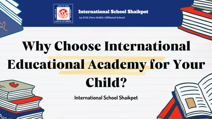 why choose international educational academy