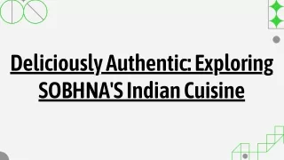 Indian Recipes | Authentic Indian Food | Sobhna's