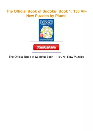 The Official Book of Sudoku: Book 1: 150 All-New Puzzles by Plume