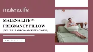 Malena Life Pregnancy Pillow (Includes Bamboo and Jersey Covers)