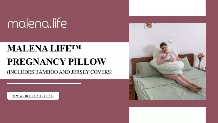 malena life pregnancy pillow includes bamboo