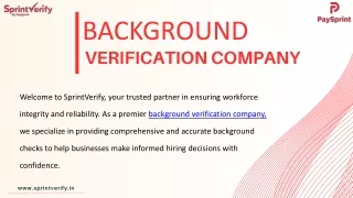 Unveiling the Power of a Background Verification Company
